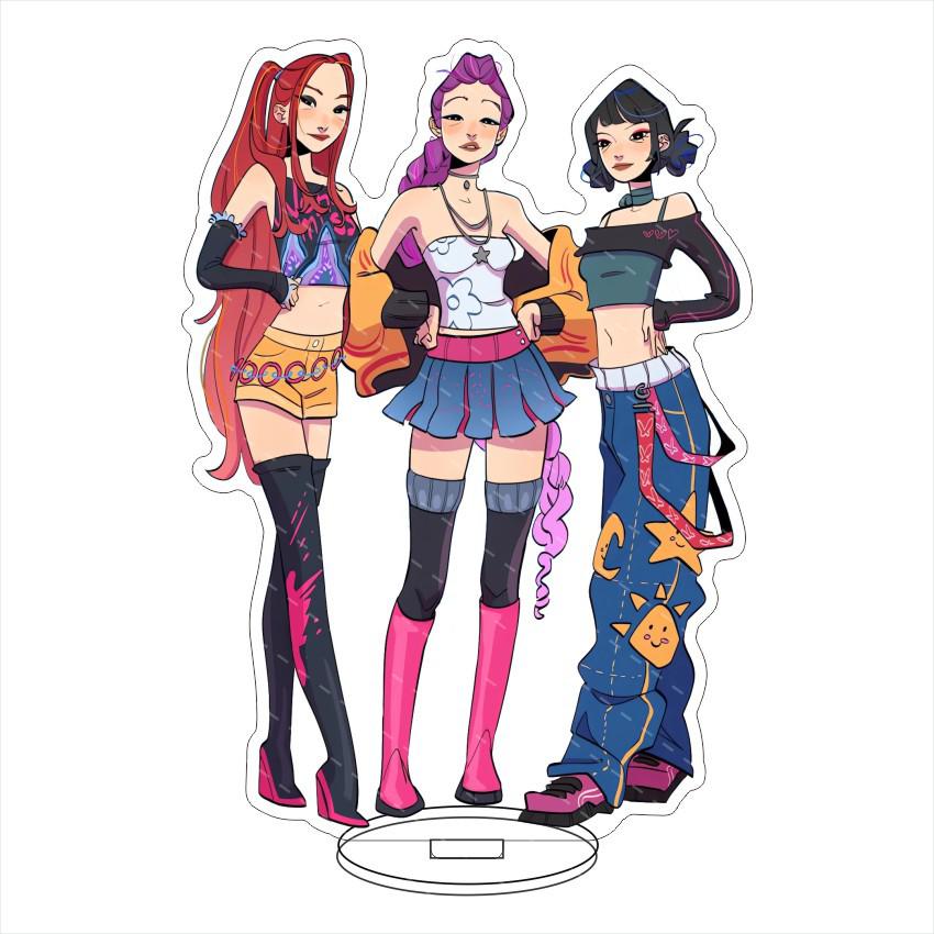 K-POP Demon Hunter Acrylic Standee: Witch Squad Edition