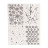 Snowflake Clear Stamp Transparent Seal Stamp Snowflake Pattern Silicone Stamp for Scrapbooking Card Making Decorations