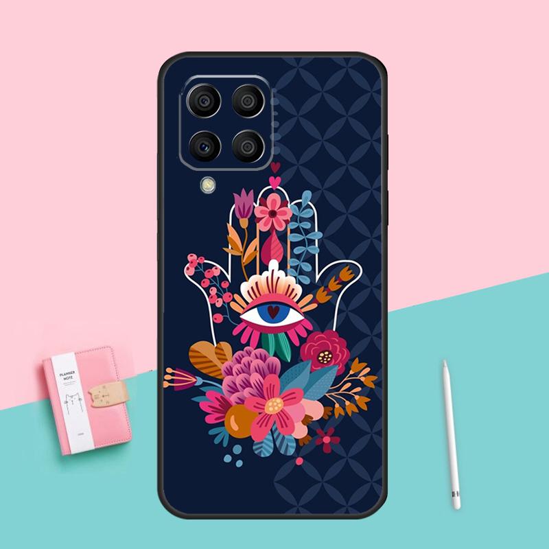 Hamsa Hand Of Fatima For Samsung Galaxy M16 M31 M21 M33 M53 M13 M12 M32 M52 M11 M35 M55 M15 M14 M34 M54 M06 Case