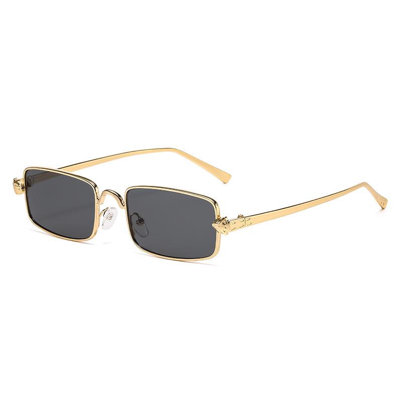 Sunglasses Men'S Advanced Sense Metal Retro Small Frame Sunglasses Trendy Glasses