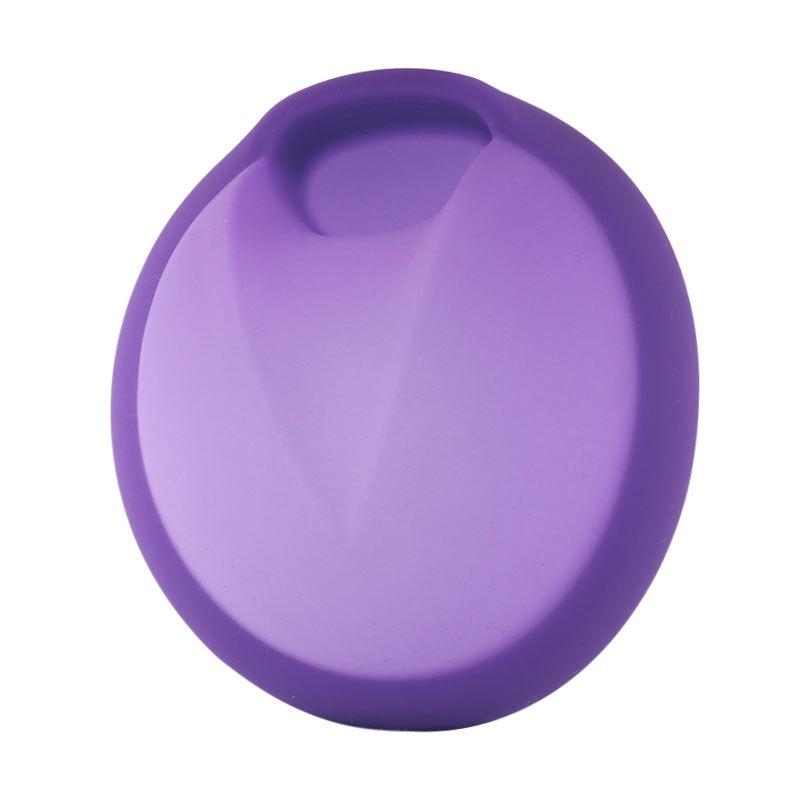 Silicone Menstrual Disc Cup with Storage Box and Built-in Handle for Women