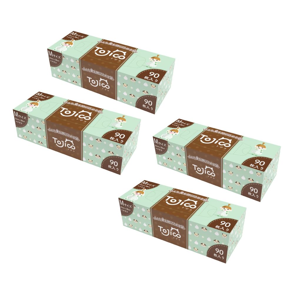 

Tojiko Poop Prevents Poop for and Deodorizing Poop Disposal Toilet Garbage Bags 90 4 Odor-Free Bags, Odors, Dogs, Cats, Pets, Bags, Odor-Free Bags,