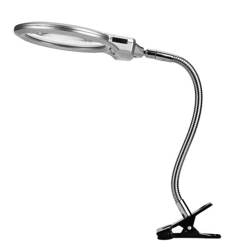 LED Magnifying Glass, With Desk Lamp 2.5x/5x, For Desk Table Craft For Work