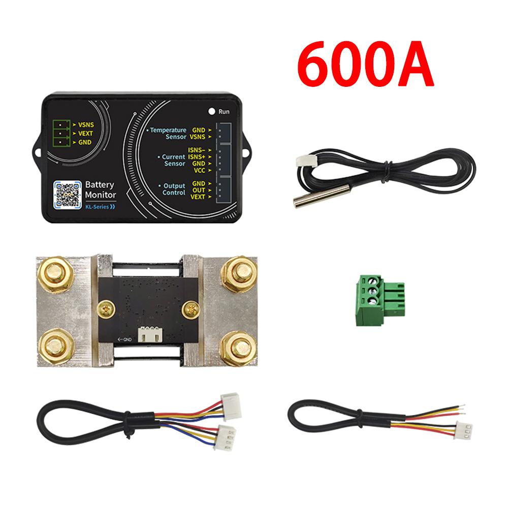 100A 400A 600A Battery Monitor DC 0-120V Battery Tester Voltage and Current Meter Battery Storage Indicator KL110F/KL140F/KL160F