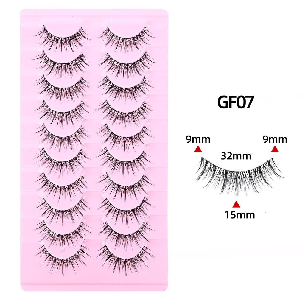 Whole One-piece False Eyelashes Hard Stems Natural Thick COS Thai Makeup Little Devil Daily 2026