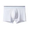 Men Boxer Underwear Elastic Mid-Waist Design U-Convex Shorts Briefs Smooth