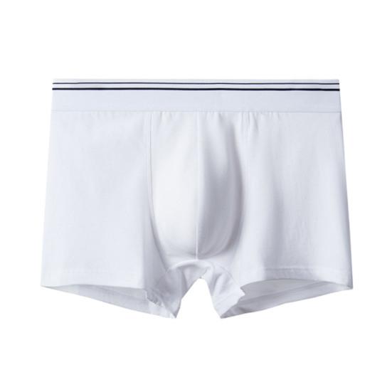 Men Boxer Underwear Elastic Mid-Waist Design U-Convex Shorts Briefs Smooth