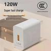120W Fast USB Charger for Xiaomi, OPPO, Huawei & Honor Phones, 3C Certified, US Standard