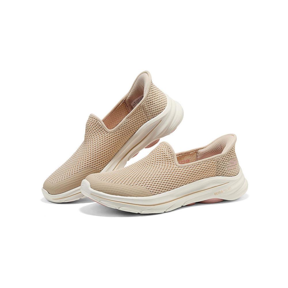 Skechers Slip-On Flash Walk Low-Top Casual Shoes Women Sneakers 125954-NTPK