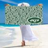 NY Jets Print Beach Towel, Large Soft Quick Dry Towel for Beach Camping Swimming