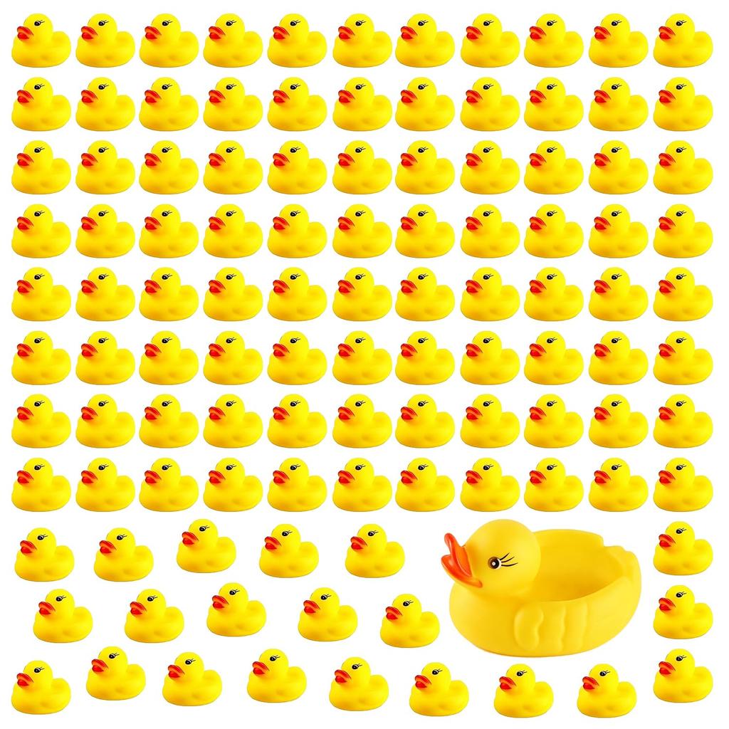 Funk Doggie Duck Bath Toy - 101 Floating Ducks - Perfect for Events, Children's Bath Toys, and Water Play