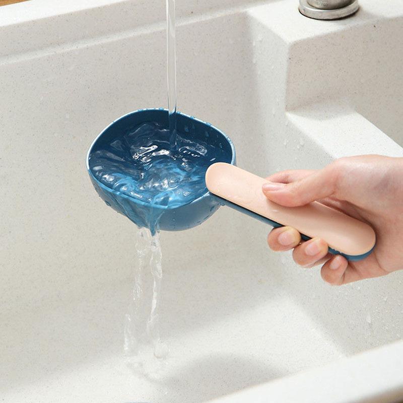 Rice Measuring Scoop Multifunctional Cat Dog Pet Food Feeding Spoon With Sealing Clip Household Plastic Kitchen Measuring Spoon