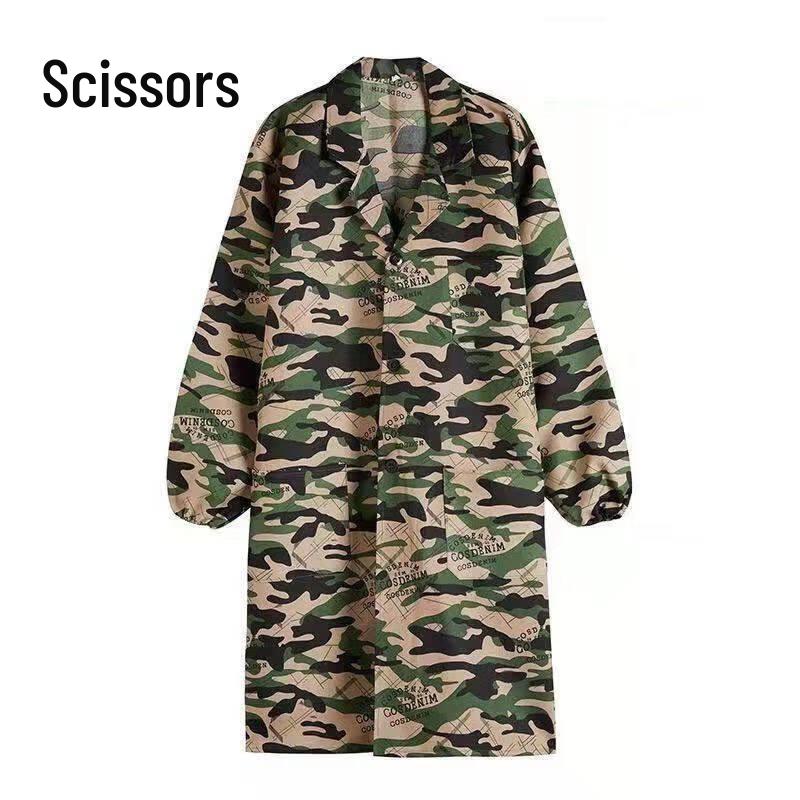 Long-Sleeve Work Apron Smock