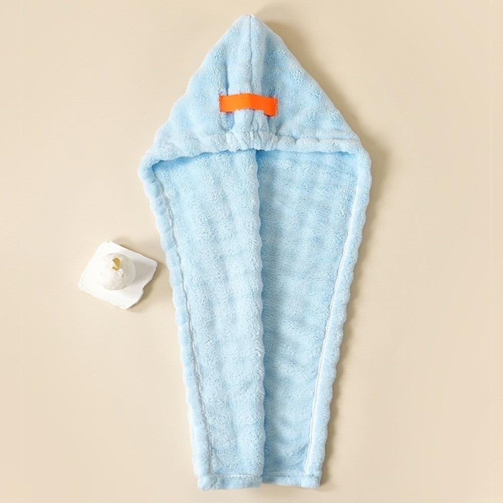Super Absorbent Bathroom Women Turban Microfiber Hair Dry Wrap Bonnets Quickly Hair Dry Towel Gift синий