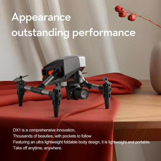 Remote Control Drone with 4K Dual Cameras Obstacle Avoidance Optical Flow Positioning Headless Kids
