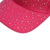 Women's Summer Rhinestone Baseball Cap - Stylish, Face-Slimming Hat