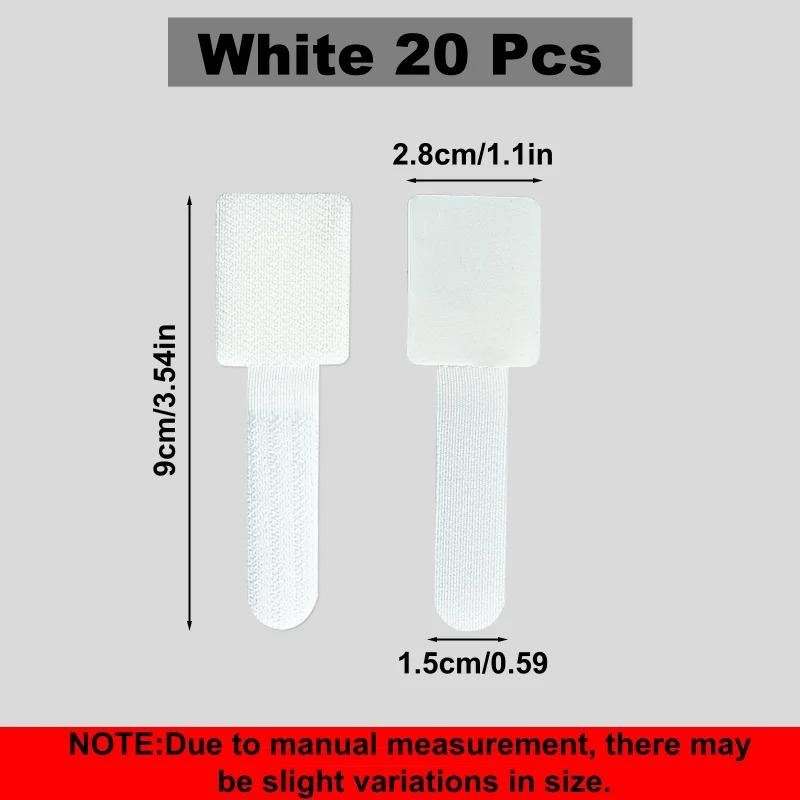 Reusable Self Adhesive Hook and Loop Cable Ties Cord Rope Holder Cord Organizer Straps Wire Organizers Home Office Essentials