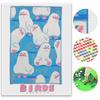 Diamond Painting Kit Cute White Birds Full Diamond Round Mosaic Handmade. Home Decoration Gift