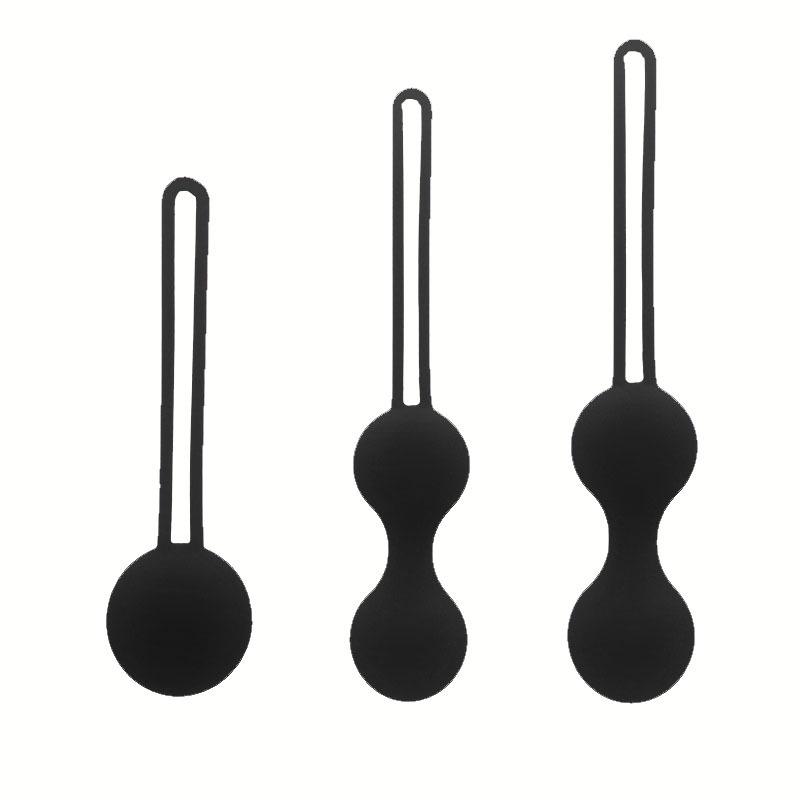 Orissi Kegel Smart Balls: Women's Vaginal Tightening Silicone Dumbbells, 3-Piece Postpartum Set