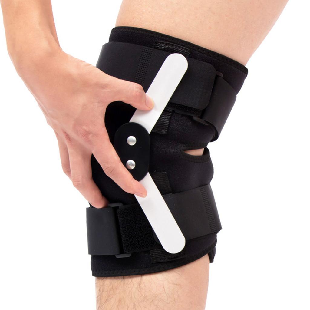 Sport Knee Brace Compression Sleeve 360 Degree Wrap Adjustable Shock Absorption Patellar Support