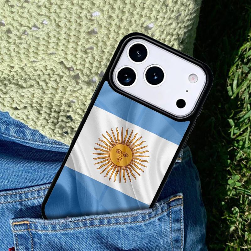 Argentina Flag Phone Case Cover for IPhone 11 12 13 14 15 16e 17 Pro Max Coque for IPhone 17 Air iPhone 13