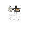 Yamaha TM-40BK Tuner Microphone, Black. A Clip-type Microphone for Tuners That Is Easy To Attach and Detach.