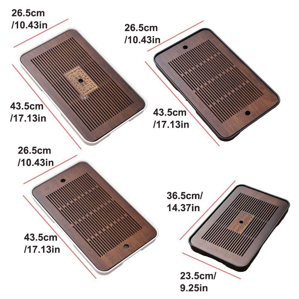 Bamboo Kungfu Tea Table with Water Storage Tea Serving Tray New Tea Set  Party