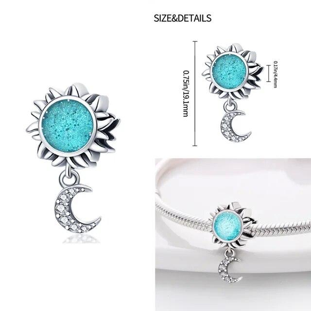 Charms Fit Original Bracelet Real S925 Sterling Silver Beads Luminou Pendants Firefly Ocean Series Dangle Fine Jewelry