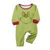 Conjunto de pijama familiar con estampado navideño, ropa para el hogar, conjunto familiar, conjunto de pantalón y camiseta de manga larga