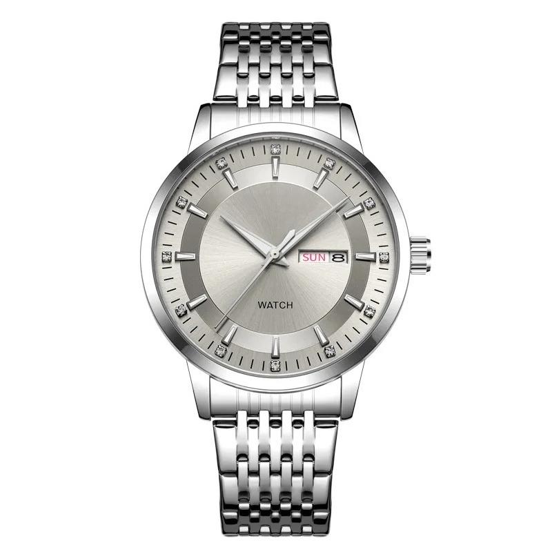 

Fully Automatic Non Mechanical Men s Watch Hollowed Out Waterproof Luminous Dual Calendar Wristwatch