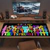 Sprunki Large Size Mouse Pad Large Gaming Table Cushion Non-slip Laptop Tablet Big Mousepad XXL Mat Mini PC Playmat With Lock Edge