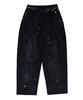 Seuteulaikeu Abstract Splatter Baggy Pants (Black)