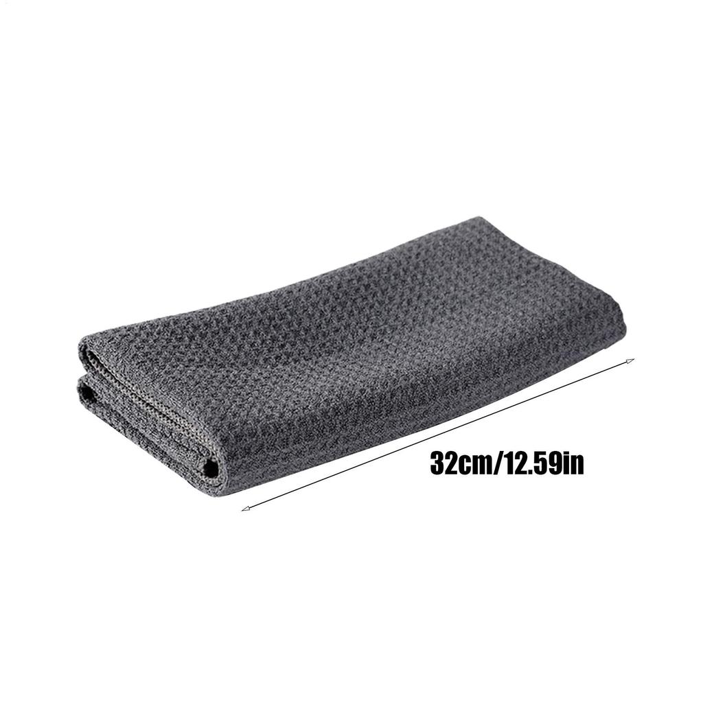 Washable Towel Absorbent Waffle Weave Kitchen Towels Lint-Free & Quick-Dry Cleaning Cloth For Dishes Floor Car Mirror Furniture
