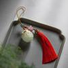 Retro Scented Sachet Box & Luminous Stone Keychain-Lanyard Set with Hanfu Accessories