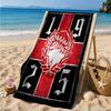 Olympiacos FC Wappen Emblem Strandtuch, Schnelltrocknend, Pflegeleicht, Geeignet für Fitness und Strandurlaub, Sport-Essential