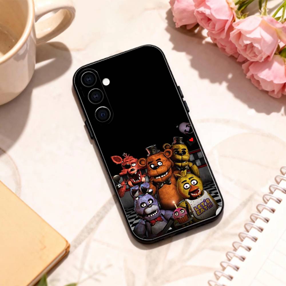 Five N-Nights At F-Freddys Fnaf   phone Case For Samsung Galaxy A73,A72,A71,A70,A53,A52,A51,Others Soft Black Shell