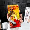 Candy 90s Cartoon Soft Phone Case for Samsung Galaxy S26 S25 Edge S24 Ultra S23 Plus S22 S21 FE S20 Black Cover Back Shell