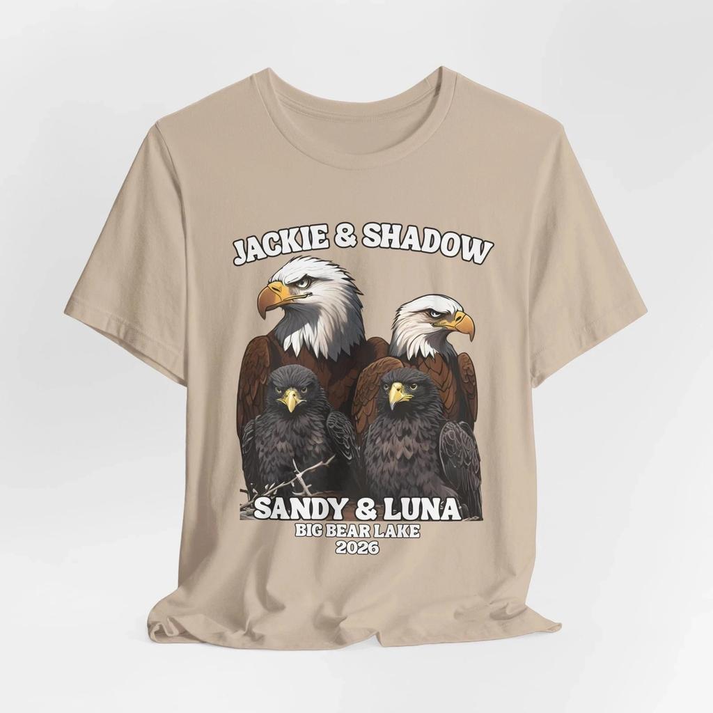 2026 Jackie & Shadow T-Shirt Sandy And Luna Big Bear Eagle Graphic Tee