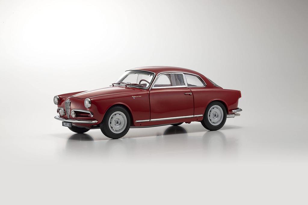 Kyosho Original Scale Alfa Romeo Giulietta Sprint Veloce Red Finished Product 1/18