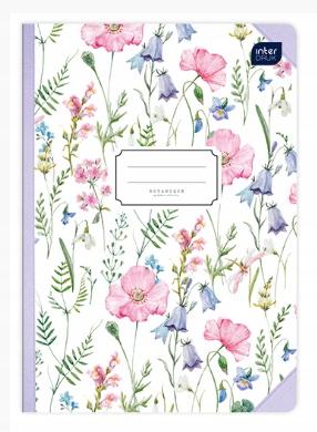 A5 Notebook, Plain, 60 Pages, Soft Glossy Cover with Rounded Corners