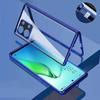 Case for Redmi Note 13 Pro Pro+ 14 5G with Double Sided Tempered-Glass & Metal Frame Phone Bumpers Full Lens Protection Cover