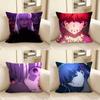 1pc Fate Stay Night Heavens Feel Anime Pillow Case Fashion Square Pillowcase Bedroom Sofa Room Ins Decoration Leisure