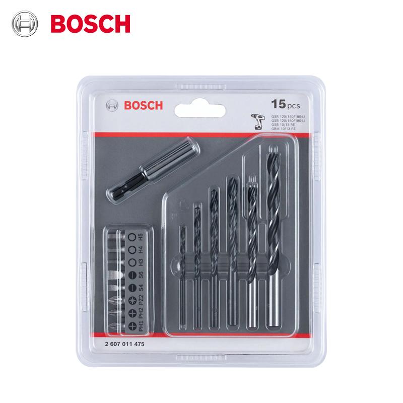 Bosch Electric Drill Bits Electric Screwdriver Bits 15 Pcs Set Suitable for Bosch Electric Drills & Screwdrivers