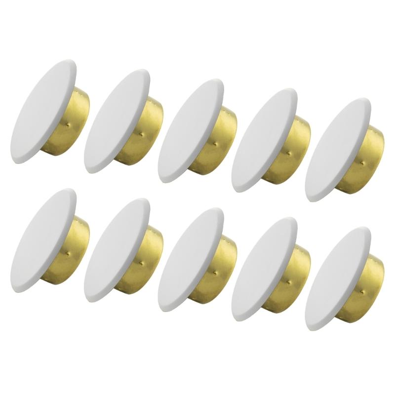 

10Pcs Fire Sprinkler Head Cover Plate for Ceiling Nozzle Interior Fire Sprinkler Nozzle Escutcheon Cover Easy to Install Convex point