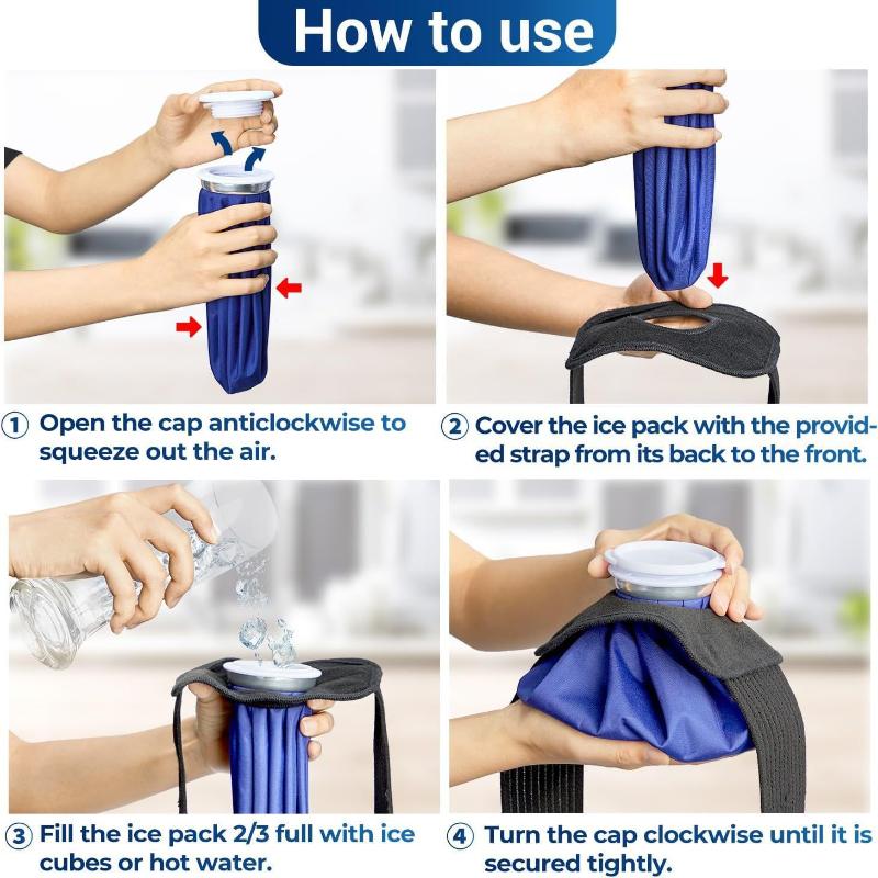 Reusable Ice Bags Medical Cold Pack Water Bag For Injuries Pain Relief Injury Care Therapy Ice Pack For Knee Head Leg