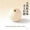 Natural Wooden Beads: Loose, Round, 4-50mm with Holes for DIY Stringing