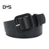 Women Belt Multi Holes Adjustable Length Square Buckle Faux Leather Waistband Jeans Dress Coats Candy Color Belt