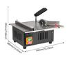 1200W Woodworking Decoration Table Saw Newly Upgraded Stainless Steel Table Top with Angle Ruler and Adjustable Backing