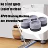 4 Stuks Wasmachine Anti-Vibratie Pads Verhogende Rubber Voeten Anti-Slip Geluidsdempend Meubel Nivelleerder Universele Dempers Vaste Basis