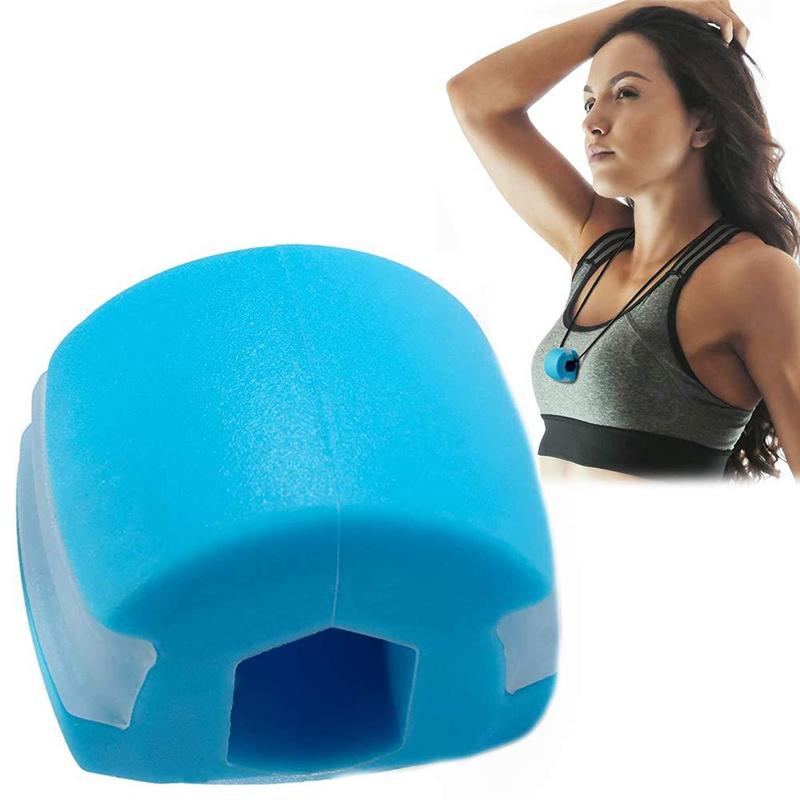 Silica Gel Face Fitness Ball Jaw Exerciser Facial Toner Reduce Double Chin Relax Ball Gym Fitness Training Jawline Simulator